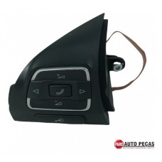 Botão Comando Som Esquerdo Volante Vw Jetta 5c0959537