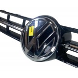 Grade Radiador Polo Virtus 18 A 22 Preto Friso Cromado Brilh