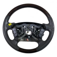 Volante Azera Couro Cinza Detalhe Amadeirado 2009 2010 2011