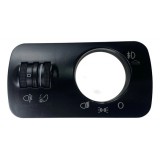 Moldura Botão Chave Iluminação Vw Seat Ibiza Cordoba 1999 Preto 127v