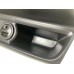 Porta Objetos Entrada Usb Tomada 12v Peugeot 208 2013 2019 Preto