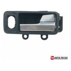 Maçaneta Interna Tras Direita Ford Focus 2009 A 2013 Prata Traseira