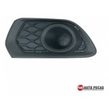 Moldura Farol De Milha Esquerdo Renault Sandero 15 A 20 Preto Esquerdo