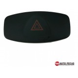 Botão Pisca Alerta Renault Logan Sandero 07 A 13 Preto