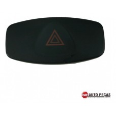 Botão Pisca Alerta Renault Logan Sandero 07 A 13 Preto