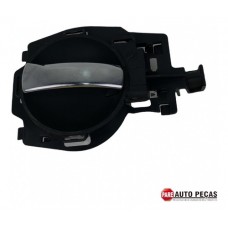 Maçaneta Interna Dianteira Direita Citroen C3 03/11 Preto Dianteira