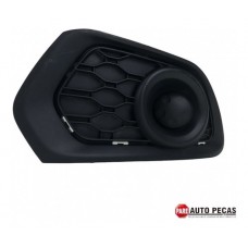 Moldura Farol De Milha Esquerdo Renault Sandero 15 A 20 Preto Esquerdo