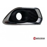 Moldura Farol De Milha Direito Renault Sandero 15 A 20 Preto Direito