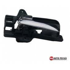 Maçaneta Interna Tras Esquerda Hyundai I30 2007 A 2012 Cromado Traseira