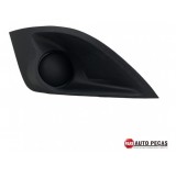 Moldura Farol De Milha Ld Ford Fiesta Rocam 11/14 Preto Direito