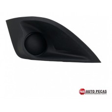 Moldura Farol De Milha Ld Ford Fiesta Rocam 11/14 Preto Direito