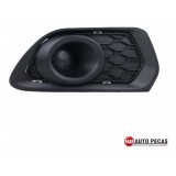 Moldura Farol De Milha Ld Renault Sandero 15/20 Preto Direito