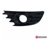 Moldura Farol De Milha Le Citroen C4 07/14 C/aux. Preto Esquerdo