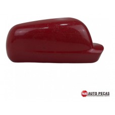 Capa Retrovisor Direito Vw Gol Parati Saveiro G3 G4 99/05 Vermelho