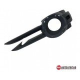 Moldura Farol De Milha Direito Vw Golf 2008 A 2013 Preto Direito