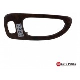 Moldura Maçaneta Interna Tras. Direita Peugeot 307 Marrom-claro Traseira