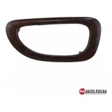 Moldura Maçaneta Interna Diant. Esquerda Peugeot 307 Marrom-claro Dianteira