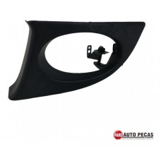Moldura Farol De Milha Esquerdo Honda Fit 2004 A 2008 Preto Esquerdo