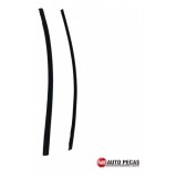 Par Friso Teto Vw Saveiro G5 Cabine Simples 09 A 17 Preto Ambos Os Lados