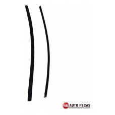 Par Friso Teto Vw Saveiro G5 Cabine Simples 09 A 17 Preto Ambos Os Lados