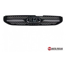 Grade Parachoque Kia Sportage 2005 A 2010 Detalhe  Preto