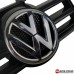 Grade Dianteira Superior Vw Polo 12/15 Preto