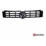 Grade Dianteira Superior Vw Polo 12/15 Preto
