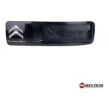 Moldura Suporte Placa Citroen C3 Air Cross 12/15 Preto