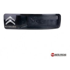 Moldura Suporte Placa Citroen C3 Air Cross 12/15 Preto