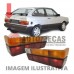 Lanterna Traseira Esquerda Vw Gol 88/94 Esquerdo Vermelho