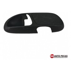 Moldura Maçaneta Interna Diant. Direita Vw Gol Saveiro G2 G3 Preto Dianteira