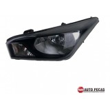 Farol Esquerdo Hyundai Hb20 Masc. Negra Esquerdo