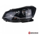 Farol Esquerdo Vw Gol G6 Masc. Negra Esquerdo