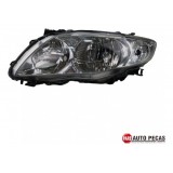 Farol Esquerdo Toyota Corolla 08/12 Cromado Esquerdo